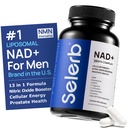 NAD+ Suplementos para Hombres - Nitric Oxide Prostate Health Suplementos para Hombres con Resveratrol, CoQ10, L Citrulline y Lycopene para Anti-Aging, Stamina &amp; Cellular Energy Support 60 cápsulas