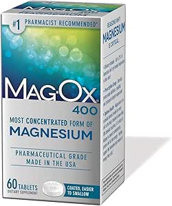 Mag-Ox 400 Magnesio, Tabletas 60 cada uno ( paquete de 4 )