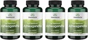 Swanson Ashwagandha Powder Supplement - with Ashwagandha Root to Promote Stress Relief & Energy - Ayurvedic Supplement for Natural Wellness (100 cápsulas, 450 mg cada uno) 4 Pack