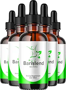 (5 Pack) Barislend Drops, Barislends Oficiales Advanced Liquid Drops Formula, BarislendDrop Suplemento Premium Liquid Supplement Support, 5 Bottles for 5 Month