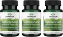Swanson Sulforaphane - Broccoli Sprout Extract Supporting Cellular, GI Tract, and Liver Health - Natural Supplement Standardized to 0.4% Sulforaphane - (60 Veggie Capsules, 400mcg Cada uno) (3 Pack)