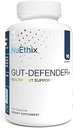 NuEthix Formulations Gut Defender+ Microbiome Balance Dietary Supplement, 180 Capsules, 90 Servings