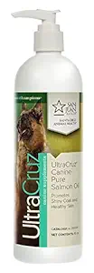 UltraCruz-sc-395197 Suplemento de aceite de salmón puro canino para perros, 16 oz