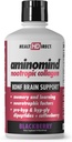 HEALTH DIRECT - AminoMind - Suplemento Nootropic Collagen para la salud cerebral y BDNF - Pro-Hyp & Hyp-Gly Dipeptides, Coffeeberry Antioxidants - BlackBerry - 14 Fl Oz (28 Servings)