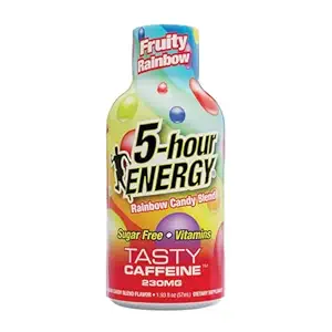 5-Hour Energy Extra Strength Shots Variety Pack, 18 Cuenta (1.93 fl oz) - Extra Strength Tropical Burst, Hawaiian Breeze, Watermelon Flavors
