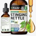 BIO KRAUTER Stinginging Nettle Tincture - Nettle Root Extract Liquid - Urinary Support Supplement - Urtica Dioica Natural Extract - Vegan, Azúcar &amp; Alcohol Free Drops 2 Fl.Oz.