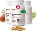 Nourished AndroEase Plus - Suplemento de Equilibrio Natural para Mujeres - Fórmula Vegana con Zinc & Saw Palmetto - 180 cápsulas para el bienestar diario " Vitality - Made in USA