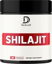 1000Mg Shilajit Pure Himalayan Organic Capsules - Contiene Natural Fulvic, Humic Acid &amp; 85 Otros - Shilajit Supplement for Body Balance, Heart Health, Brain &amp; Immune System Support - 60 Condes