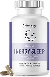 BB Company inergySLEEP ← Natural Sleep Supplement &amp; Sleep Aid for Deep Sleep, Ayuda a calmar " Relájate " Magnesium, Lemon Balm, Black Cohosh, GABA, Holy Basil ← Embalaje Vary  30 Ct