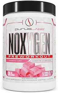 Laboratorios de Púrpura NOXYGEN PREWORKOUT Powder, 30 Servings (Strawberry Candy)