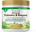 NaturVet – Probióticos avanzados " Enzymes - Plus Vet Strength PB6 Probiótico  tolera Apoyos y equilibrios Pets with Sensitive Stomachs " Digestive Issues  durable for Dogs & Cats (4 oz)