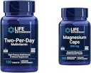 Ampliación de la vida Dos por día de alta potencia Multi-Vitamin &amp; Mineral Suplemento " Magnesium Caps, 500 mg, Magnesium Oxide, Citrate, Succinate