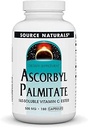 Fuente Naturales Ascorbyl Palmitate 500mg Fat-Soluble Vitamin C Ester Suplemento - 180 cápsulas