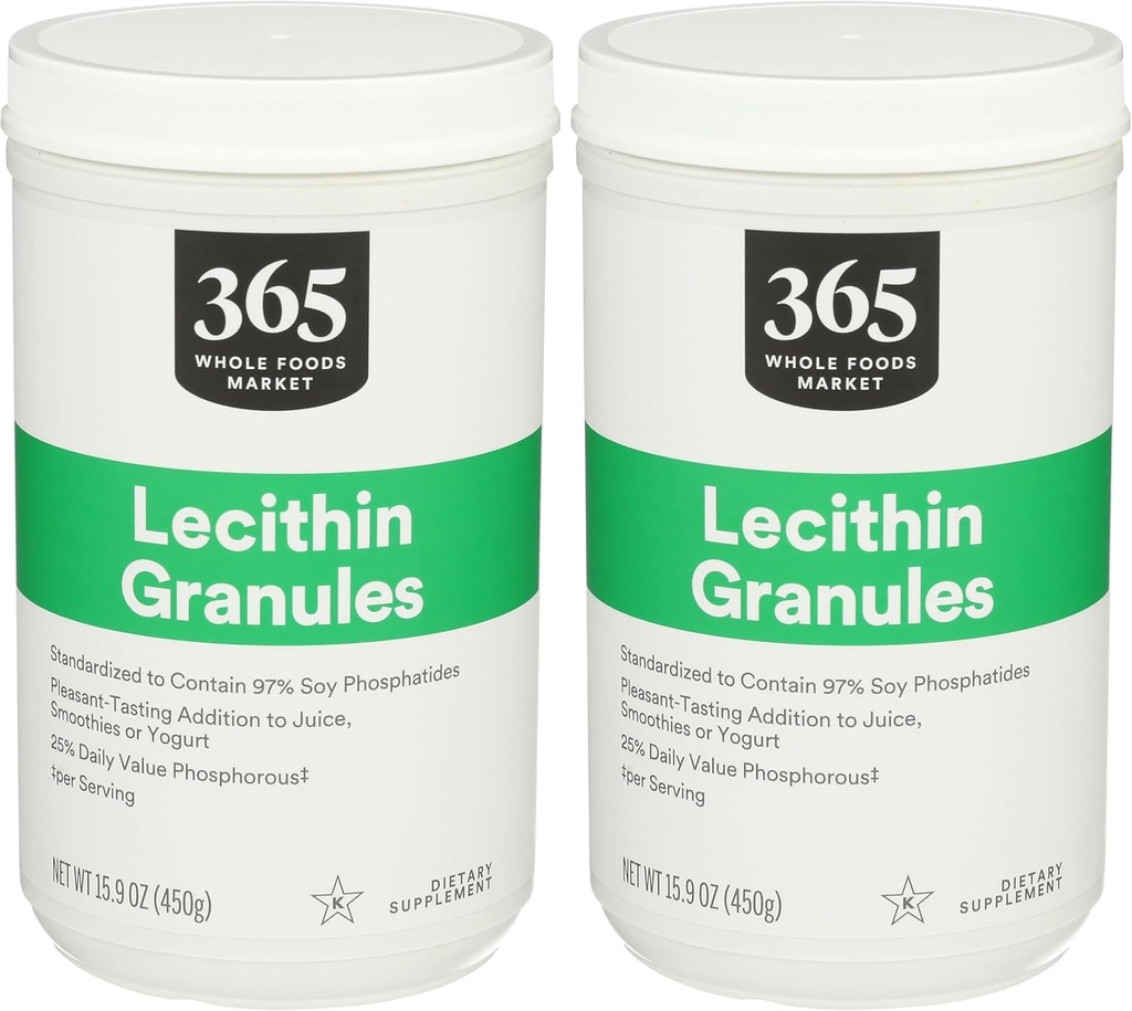 365 by Whole Foods Market, Lecithin Granules, 15.9 Ounce (Pack of 2)