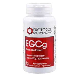 Protocolo EGCg 200 mg - 200 mg EGCg Green Tea Extract - Phytonutrients & Polyphenols Suplemento* - Kosher & Vegan - 90 Veg Capsules