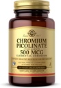 Solgar Chromium Picolinate 500 mcg - 60 cápsulas vegetales - Soportes Azúcar, Gordo &amp; Proteína Metabolismo - No GMO, Gluten Gratis, Kosher - 30 Servimientos