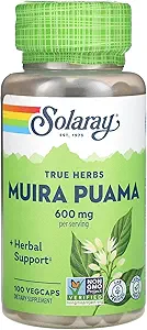 SOLARAY Muira Puama - 300 mg - 100 cápsulas