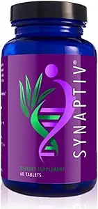 Youngevity SynaptivTM Brain Support - 12in1 - Ginkgo, Huperzine, Bacopa, Quercetina y Más - con Potent Antioxidante Blend + Vitaminas - 60 Tabletas (Pack of 1)