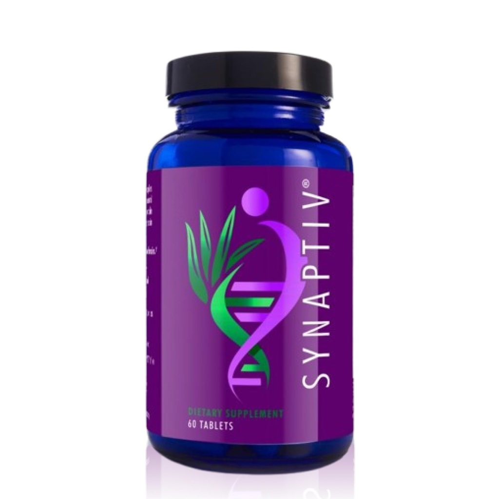 Youngevity SynaptivTM Brain Support - 12in1 - Ginkgo, Huperzine, Bacopa, Quercetina y Más - con Potent Antioxidante Blend + Vitaminas - 60 Tabletas (Pack of 1)