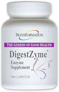 TRANSFORMACIÓN LA GENESIS DE BUENAS HABITACIONES HEALTH para Niños - Natural DigestZyme Suplemento Fórmula para la Salud Overal, Absorción Nutriente, Apoyo Digestión Durante el Embarazo &amp; Lactación, 360 Cápsulas