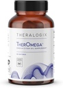 Theralogix TherOmega Omega-3 Fish Oil Supplement - Supports Heart, Brain, Immune & Joint Health* - 700 mg DHA &amp; EPA de Wild Alaska Pollock - Fuente sostenible - NSF certificado - 90 Softgels
