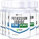 HealthFare Potassium Iodide Tablets TEN 130 mg ANTE 360 Tablas rápidas de resolución (6 Pack) ← Ki Pills ANTE Long Shelf Life ← Non-GMO