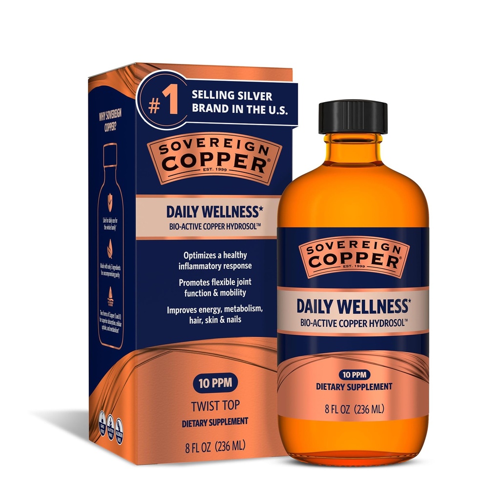 Soberano Cobre Bio-Active Copper Hydrosol, 8oz