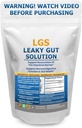 Leaky Gut Reparación w / L Glutamine " Prebióticos- Gut Restore, Leaky Gut Health Powder- Leaky Gut Reparación Suplementos para IBS, Restauración Digestiva " Gut Lining Support- Incluye Guthealth Assist Book