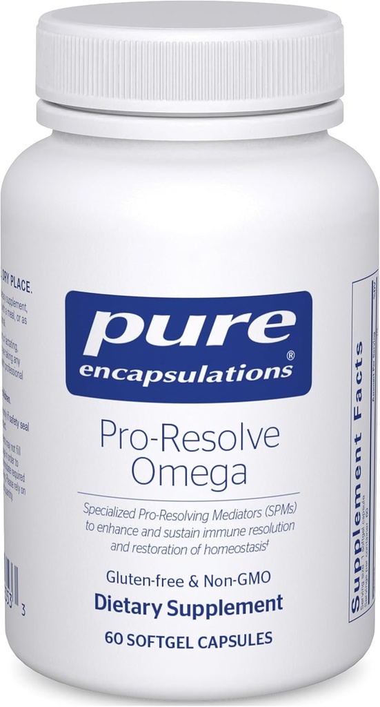 Pure Encapsulations Pro-Resolve Omega | Omega-3 Fatty Acids for Cardiovascular Health | 60 Softgel Capsules