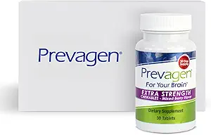 Prevagen Extra Strength Mixed Berry Chewables - 30 Tablets (1 Mes de Suministro) Silencio Formulado para Su Cerebro Silencio 20 mg de Apoaequorin Plus Vitamina D3