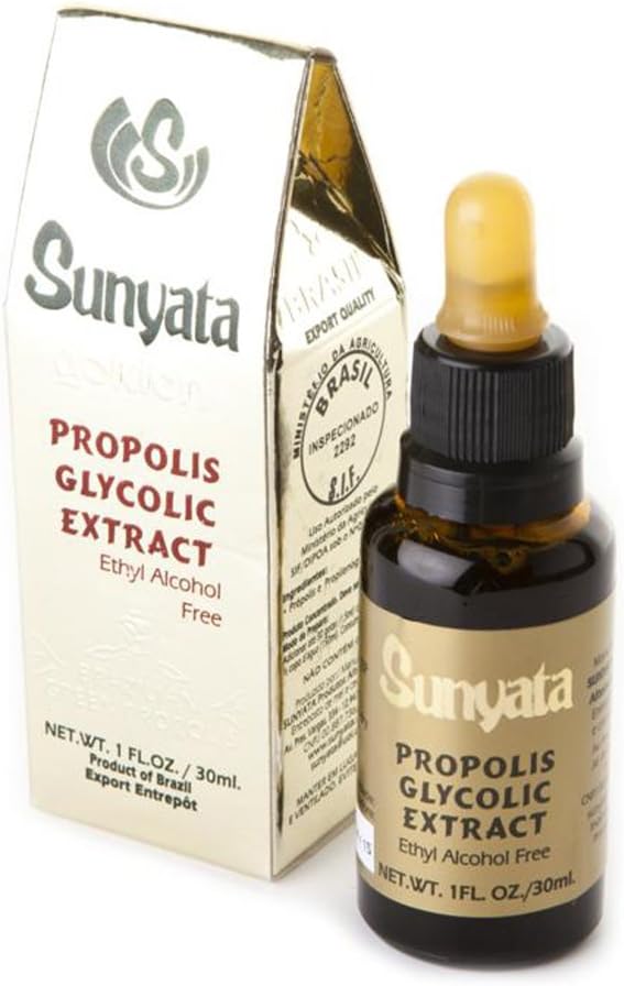 Brasileño Green Bee Propolis Liquid Extract Sunyata No Alcohol 30ML(1 Pack)