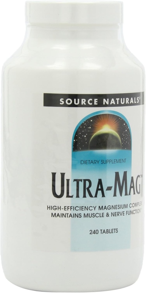 Source Naturals Ultra-Mag, 240 Tablets (Pack of 2)