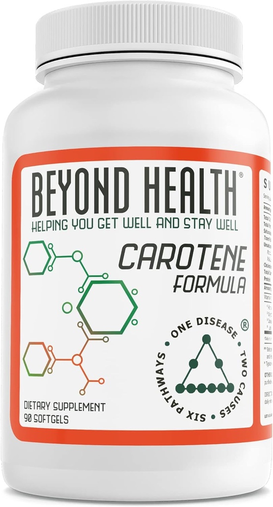 Beyond Health Carotene Fórmula 90 Softgels - Suplemento Infundido con Carotenoides