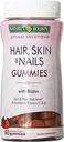Natures Bounty Optimal Solutions, Hair, Skin & Nails Gummies with Biotin 80 Count (Pack of 2)