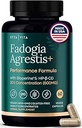 Fadogia Orgánica Agrestis 600mg para el soporte de prueba natural (2X Más Puro - 3X Más Absorbente) Athlete Aprobado - Apoyo Crecimiento del músculo " Recuperación, Niveles de energía saludables, Conducción, resistencia " Mood - 60ct