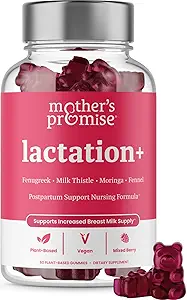 Suplemento de lactancia materna para la producción de leche materna Aumentar la lactancia postnatal Apoyo a la lactancia materna, enfermería y lactancia con Fenugreek, Moringa &amp; Milk Thistle ← Vegan