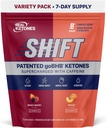 Real Ketones BHB Cetonas Exógenas Bebidas Mix Packets Keto Electrolitos Powder Packets No Sugar con 4 Electrolitos de Ayuno Principal Más Hidratación Patented Keto BHB - 7 Conde Peach, Berry mixto