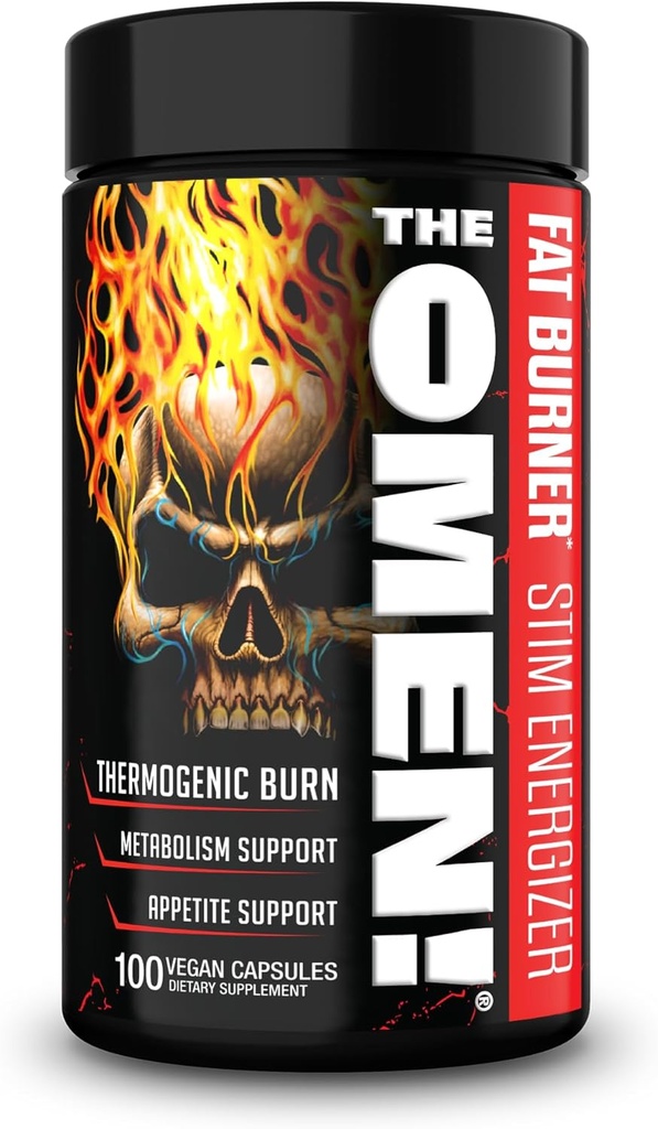 ¡JNX lanza los Omen! Thermogenic Fat Burner – Suplemento dietético para hombres &amp; mujeres con carnitina  durable Appetite Suppressant &amp; Metabolism Booster