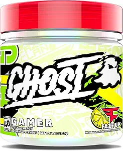 GHOST Gamer Energy and Focus Support Fórmula, Faze Clan Faze Up - 40 Servings - Nootropics & Natural Caffeine for Atención, Precisión " Tiempo de reacción - Sugar, Soy " Gluten Free, Vegan