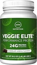 MRM Nutrición Veggie Elite Performance Protein ← Chocolate Mocha Flavored Tortura Plant-Based Protein habit Easy to Digest  durable with BCAAs habit Vegan + Gluten-Free tención clínicamente testado vidas Enzimas digestivas ← 30 Servings