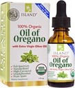 Island Nutrition, Oil of Oregano Organic Liquid Drops (1 fl oz) - Blend of Organic Oregano Oil & Olive Oil, Grown in Spain.