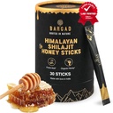 Pure Himalayan Shilajit Honey Sticks with Saffron – 30 Count  durable 75%+ Fulvic Acid, 85+ Trace Minerals  durable Natural Energy & Immunity Booster ← Easy Single-Use Packets