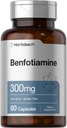 Horbäach Benfotiamine 300mg | 60 Capsules | Non-GMO, Gluten Free Supplement