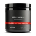 Toniiq Ultra High Purity Resveratrol Capsules - 98% Trans-Resveratrol - Highly Purified and Bioavailable - 180 Caps Reservatrol Suplemento
