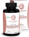 Sunwarrior Berberine Suplemento Ceylon Cinnamon DihydroBerberine Capsules 60 Conde Botella 30 Servimientos