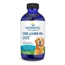 Nordic Naturals Pet Cod Liver Oil, Unflavored - 8 oz - 1048 mg Omega-3 Per Teaspoon - Fish Oil for Dogs with EPA & DHA - Promotes Skin, Coat, & Immune Health