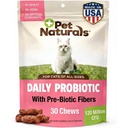 Pet Naturals Probiótico diario para gatos, 30 Chews - Suplemento de soporte digestivo e inmunitario para gatos