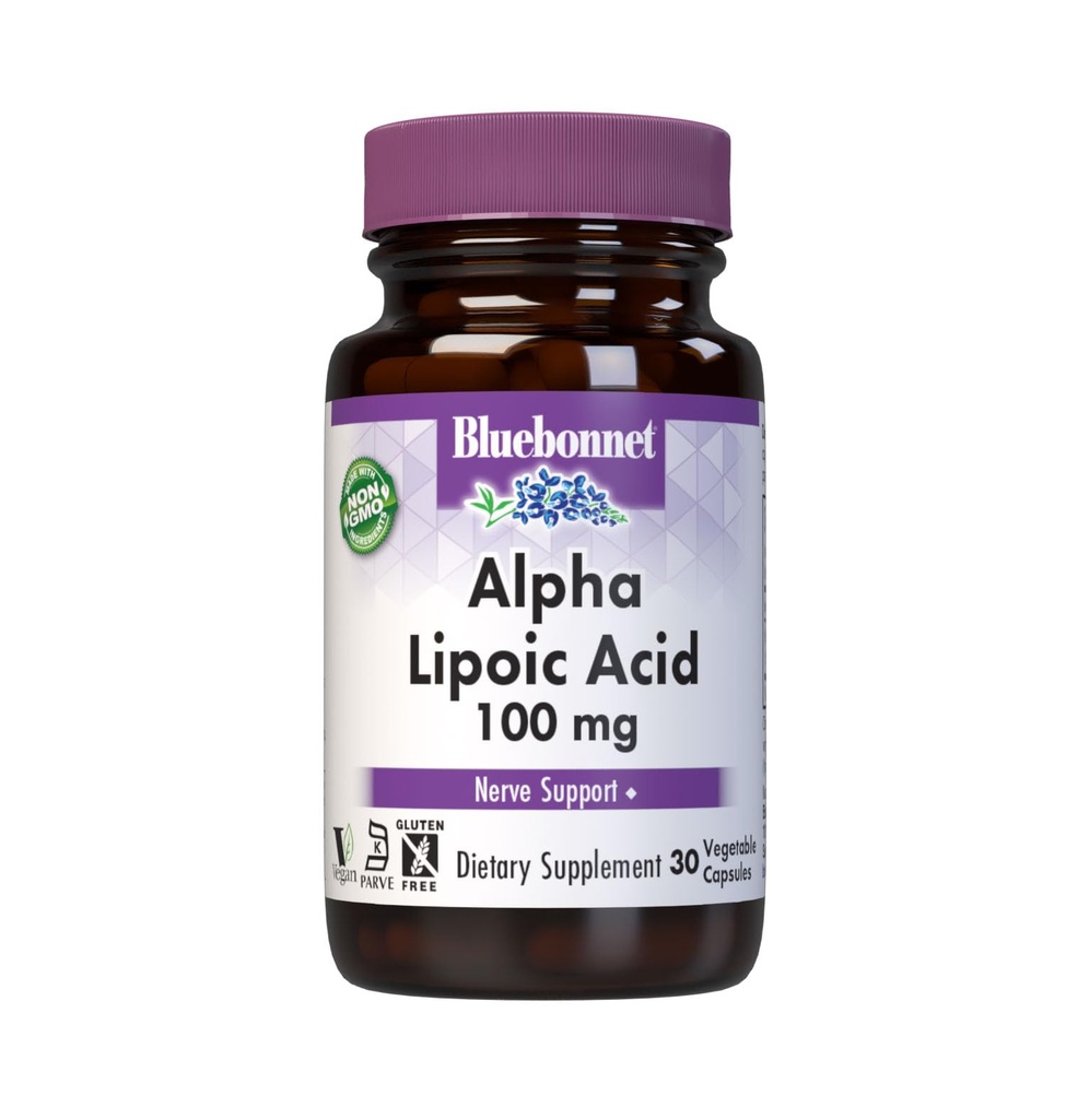 BLUEBONNET NUTRITION ALPHA LIPOIC ACID 100 mg