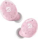 Back Bay Audio Tempo 30 Wireless Earbuds for Small Ears - Award-Winning Sound, Sweatproof Bluetooth Earbuds, Comfortable Ear Buds for Women, Pink Earphones Small Ear Canals, Long Battery Headphones
