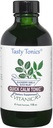 Vitanica Quick Calm Tonic - Stress Support Supplement - Herbal Supplement with Lavender, Valerian Root, Kava Root &amp; Passionflower Herb - BlackBerry Vanilla - Pro Logo - 4 Fl Oz (118 mL)
